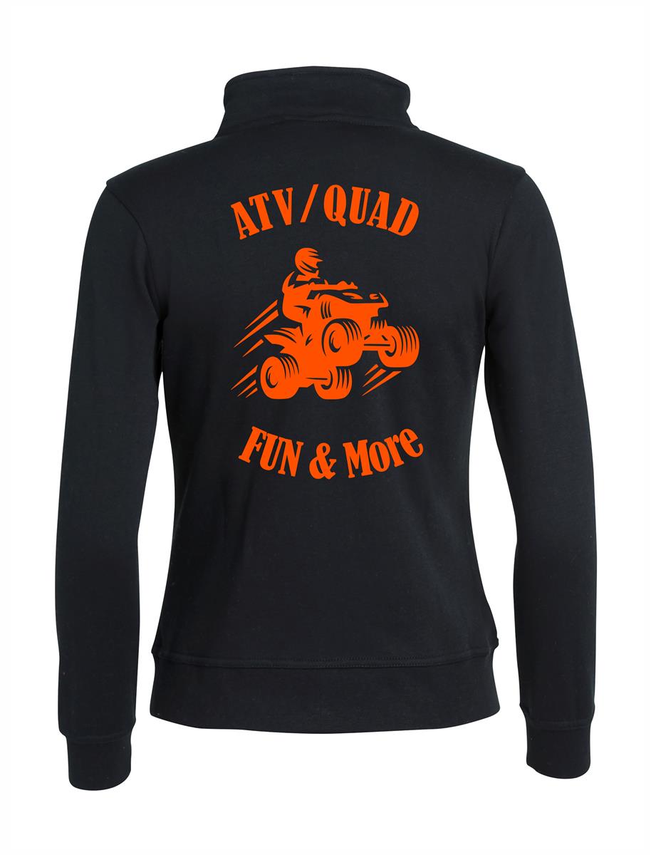 ATV Sweatshirtjacke Cardigan Damen mit Druck