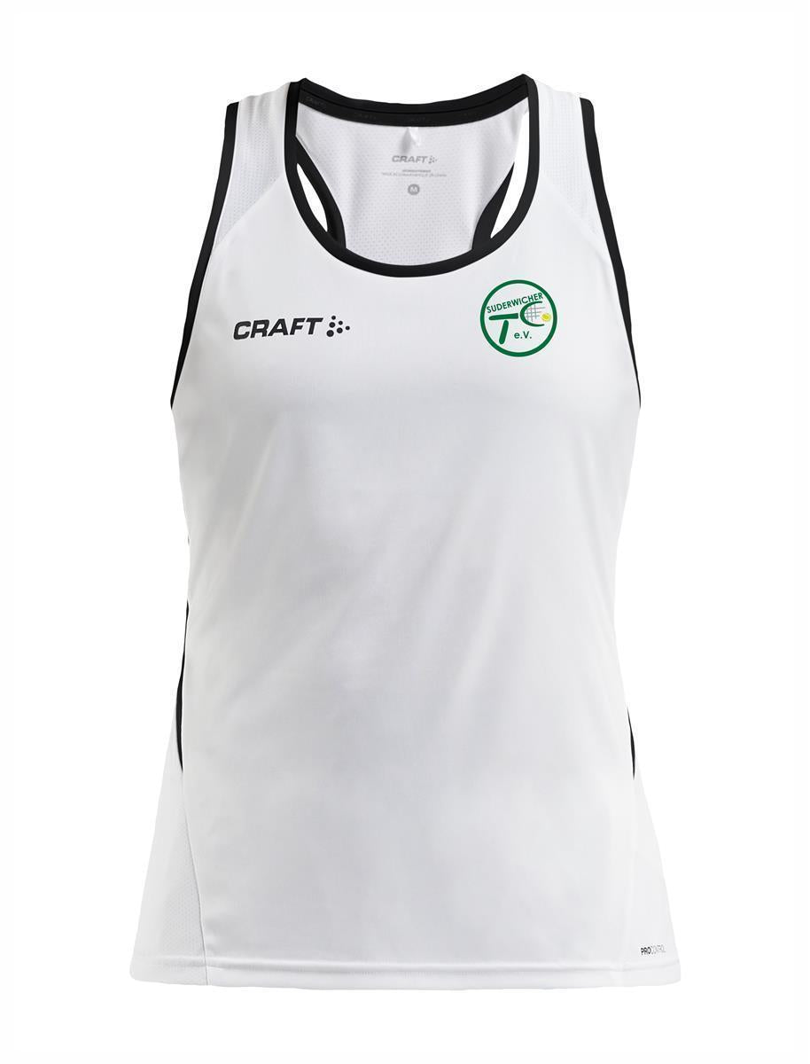 Suderwicher TC Craft Singlet Woman mit Logodruck