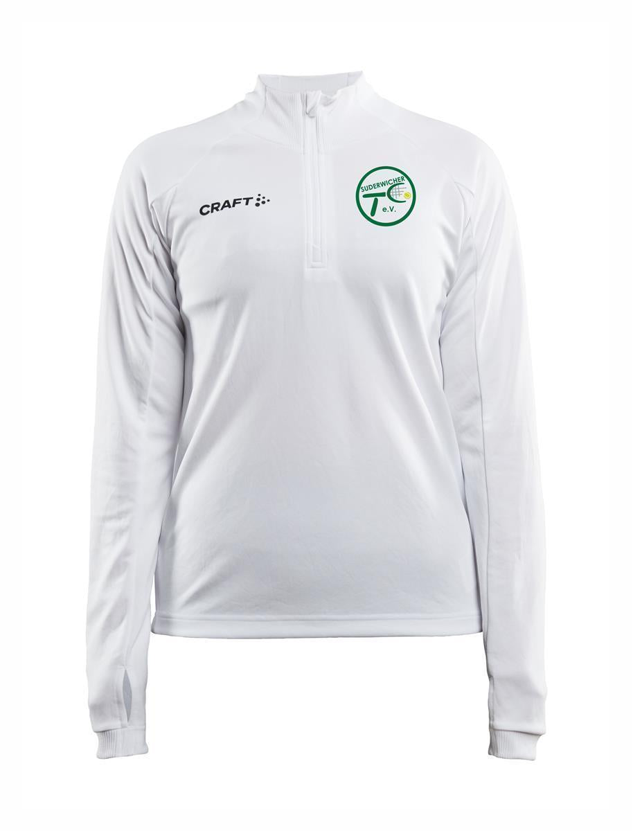 Suderwicher TC Craft Mid-Layer Half Zip Woman mit Logodruck
