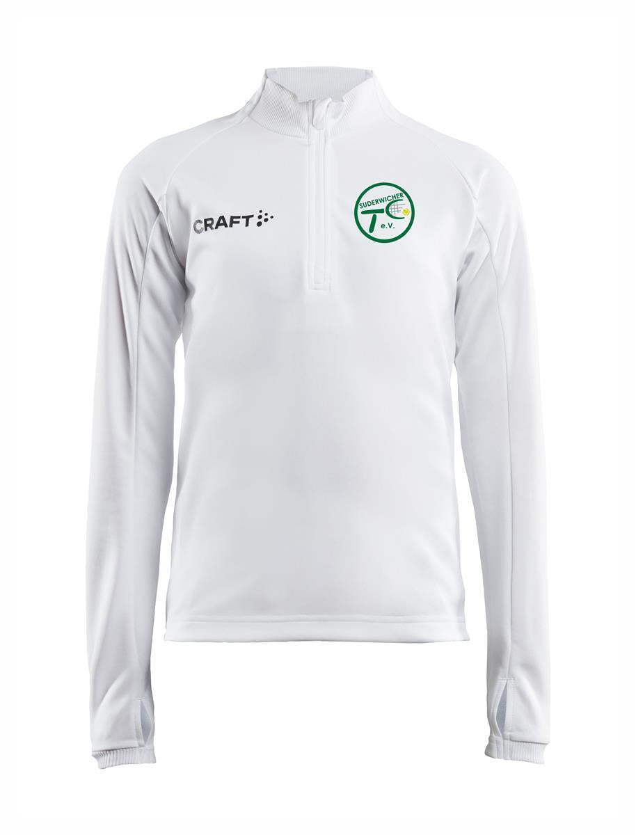 Suderwicher TC Craft Half Zip Junior mit Logodruck