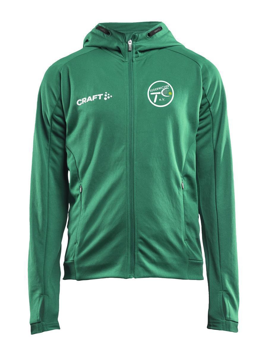 Suderwicher TC Craft Mid-Layer Kapuzenjacke Junior mit Logodruck