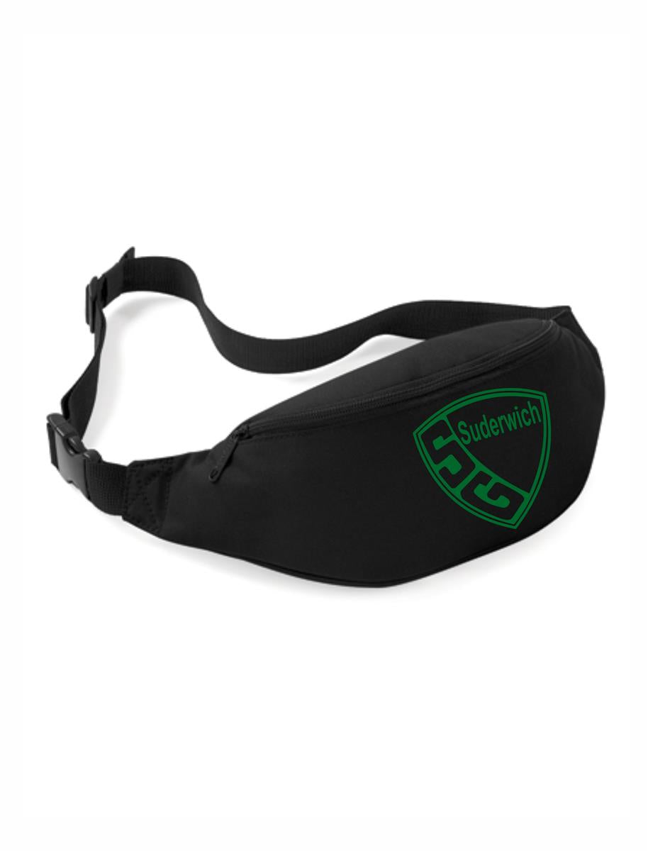 SGS Bauchtasche 1,5 Liter schwarz mit Logodruck