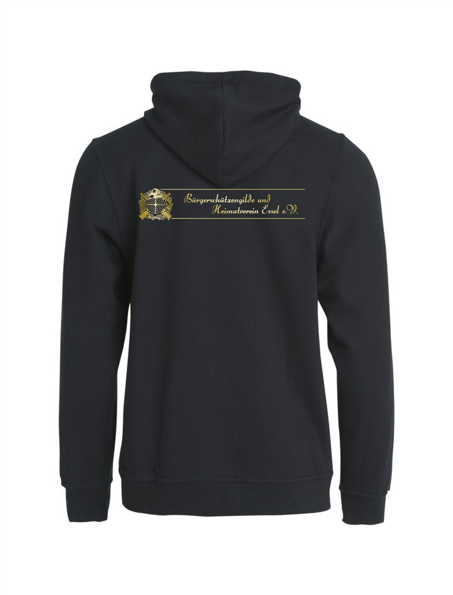 BSG Essel e.V. Hoody Kapuzenjacke schwarz Unisex mit Druck