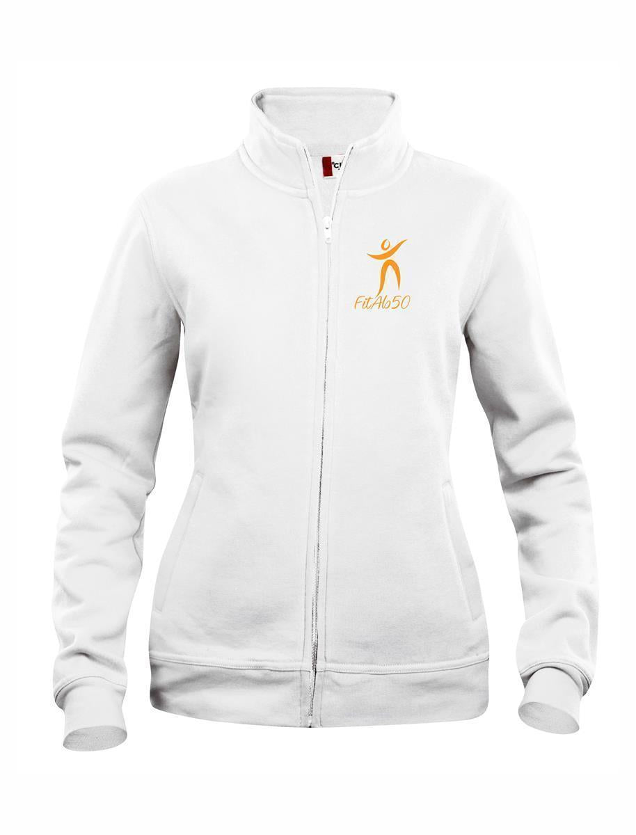 Fitab50 Sweatshirtjacke Cardigan Woman inkl. Logodruck