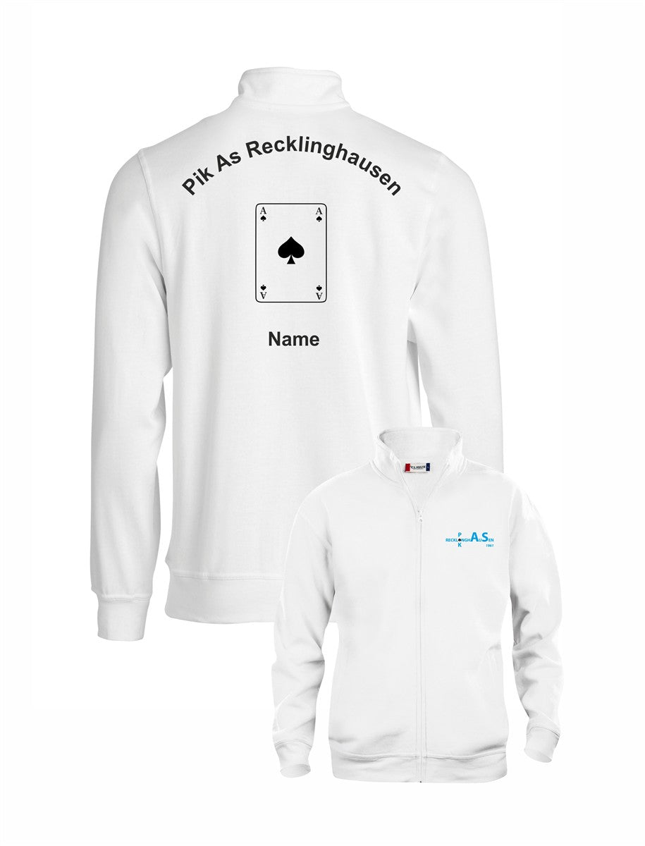 MIT NAME! Pik As Recklinghausen Cardigan inkl. Stick