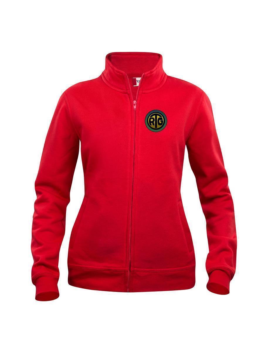 RTG Clique Sweatshirtjacke Cardigan Woman mit Logostickerei