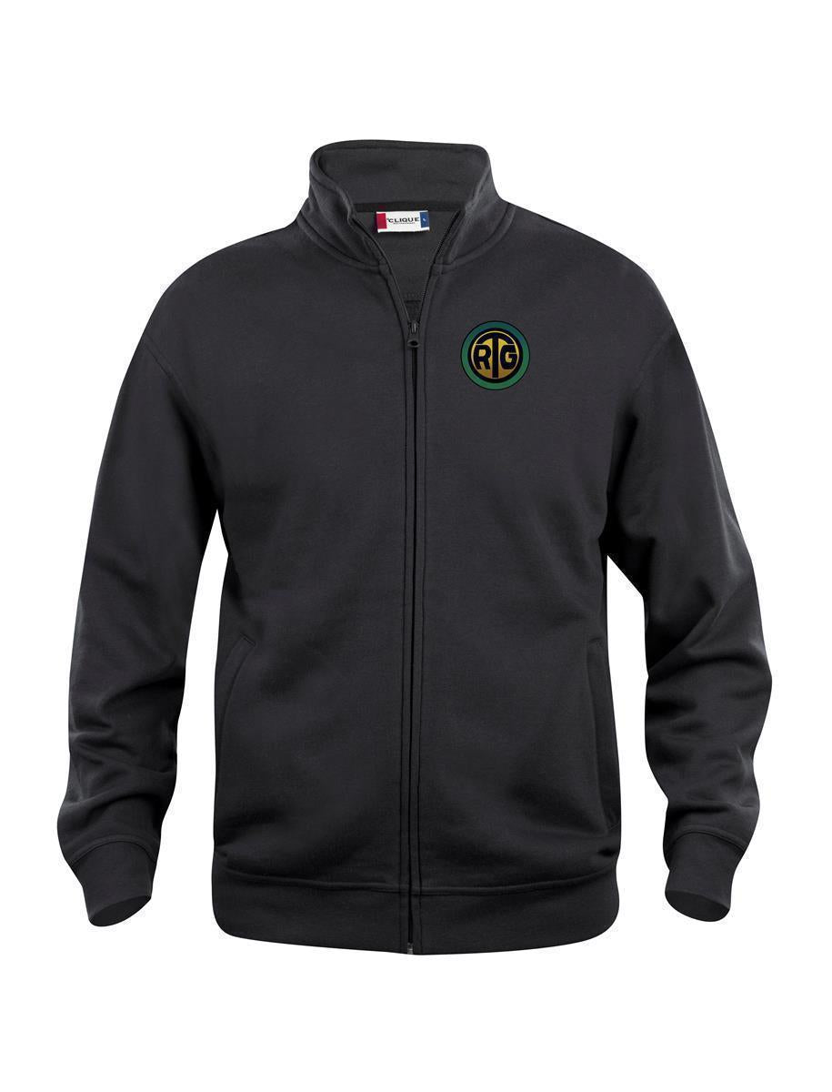 RTG Clique Sweatshirtjacke Cardigan Unisex mit Logostickerei