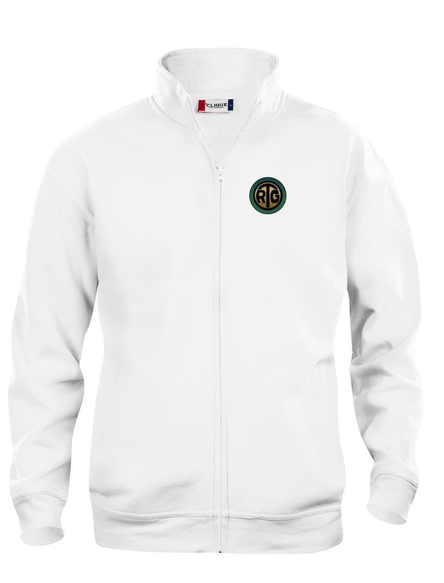 RTG Clique Sweatshirtjacke Cardigan Unisex mit Logostickerei