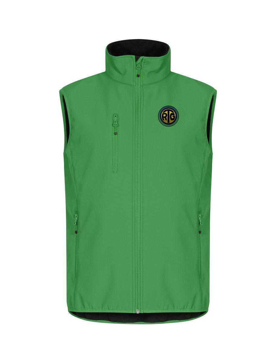 RTG Classic Softshell Weste Unisex mit Logostickerei