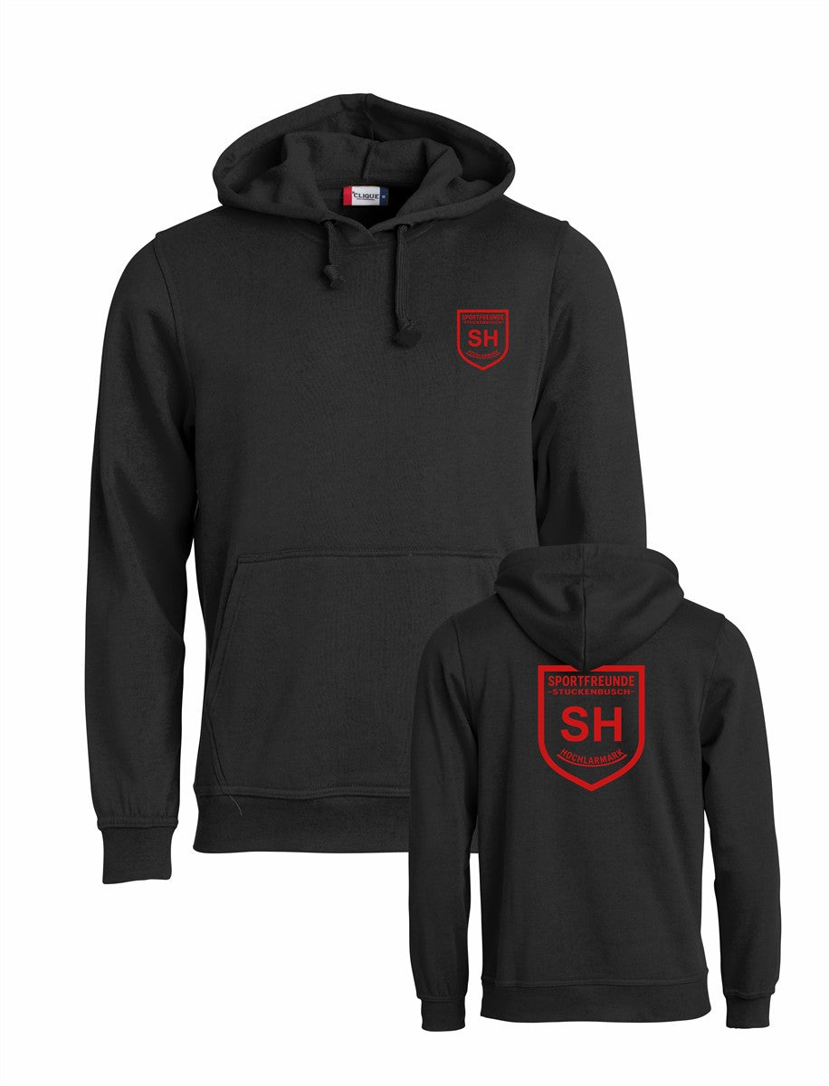 Sportfreunde Stuckebusch / Hochlarmark Hoody Logo vorne & hinten