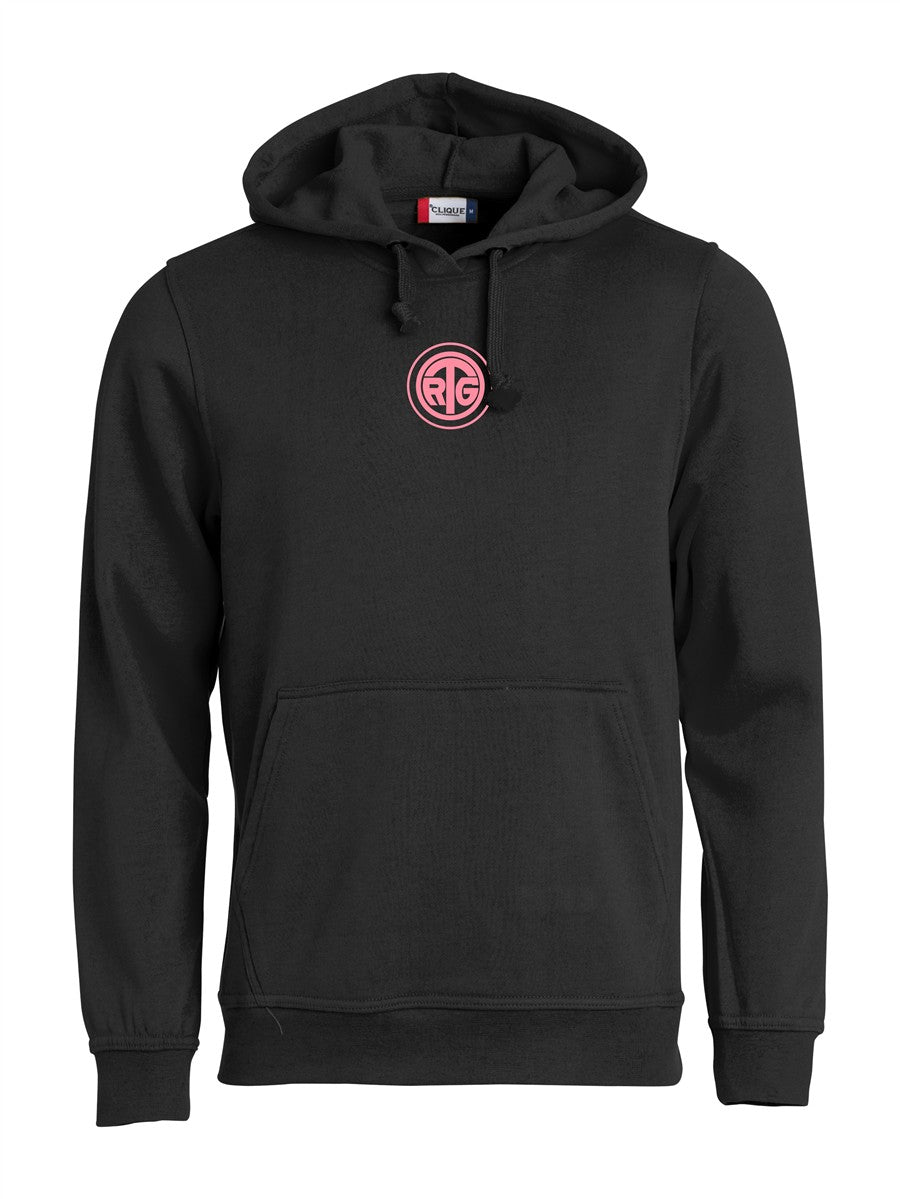 RTG TENNISPLATZ Design Hoodie Unisex schwarz mit Druck
