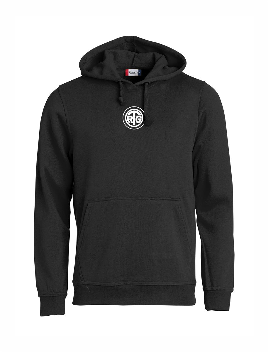 RTG TENNISPLATZ Design Hoodie Unisex schwarz mit Druck