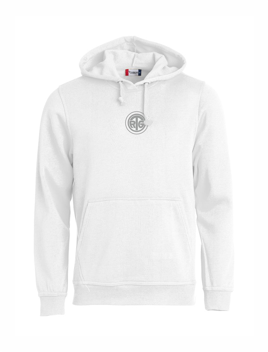 RTG TENNISPLATZ Design Hoodie Unisex weiß mit Druck