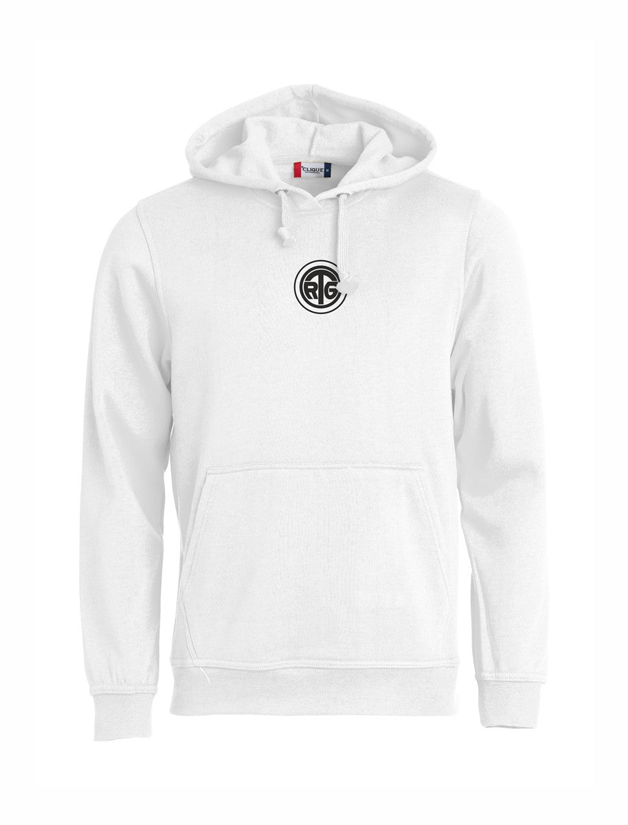 RTG TENNISPLATZ Design Hoodie Unisex weiß mit Druck