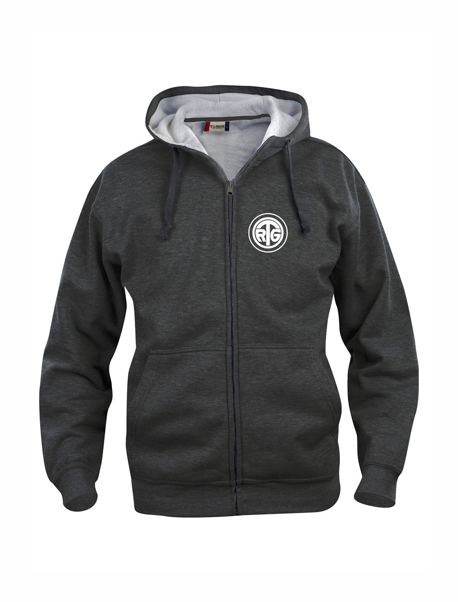 RTG TENNISPLATZ Design Hoody Kapuzenjacke Anthrazit Unisex mit Druck