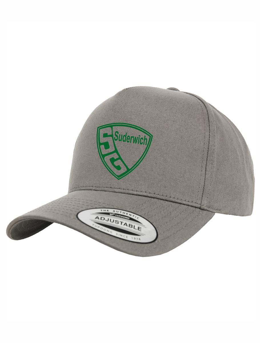 SGS Original Flexfit® 5-Panel Curved Classic Snapback mit Logodruck
