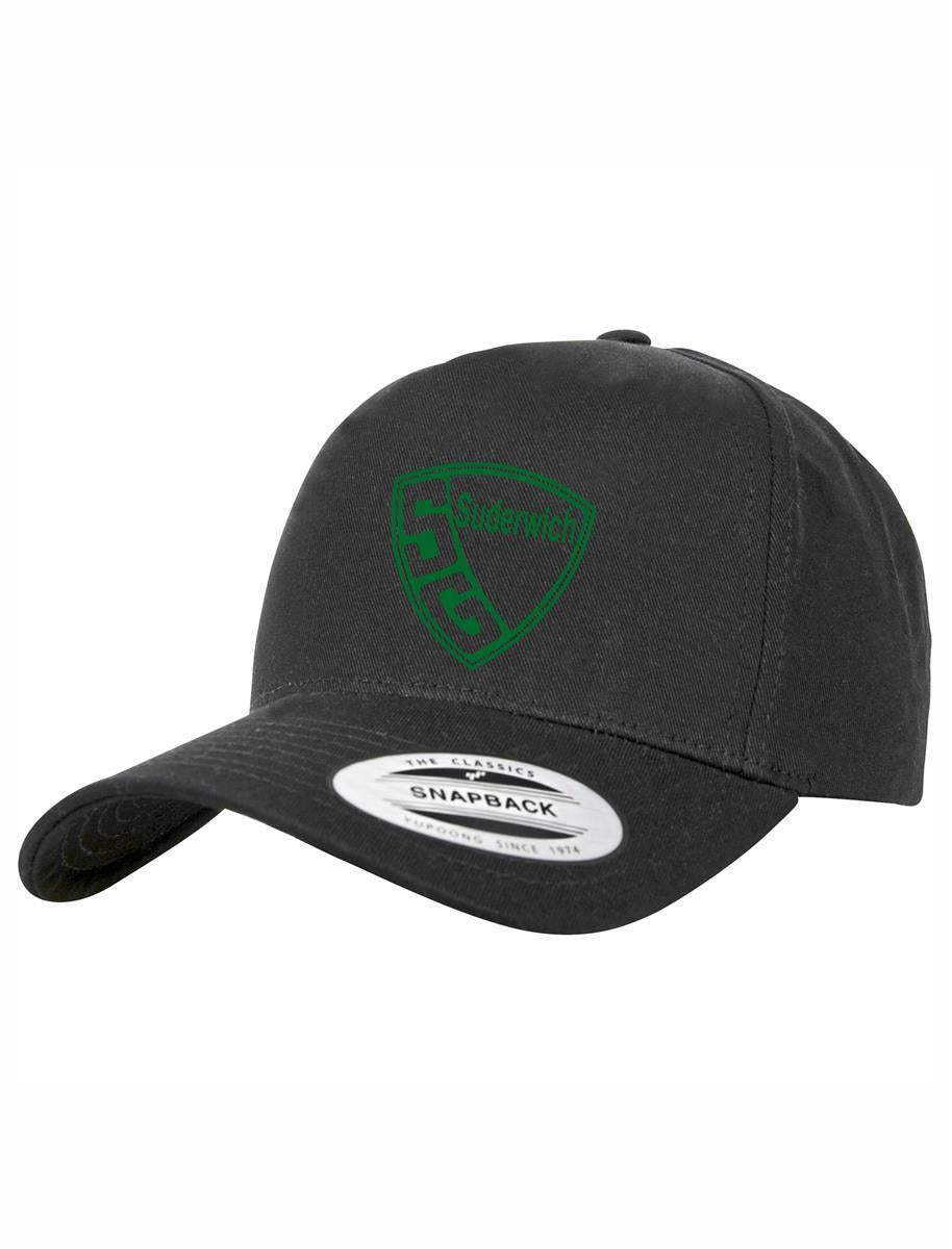 SGS Original Flexfit® 5-Panel Curved Classic Snapback mit Logodruck