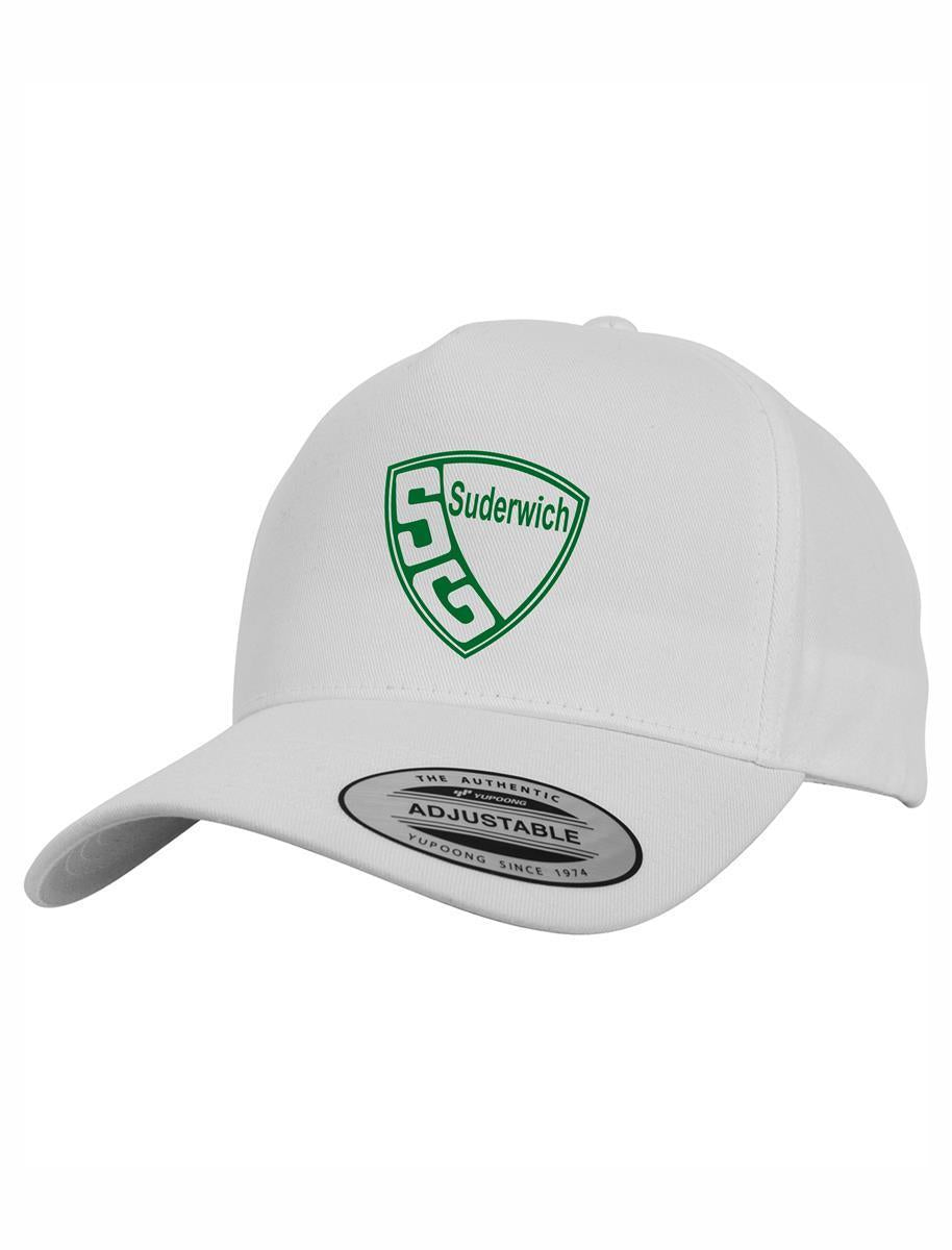 SGS Original Flexfit® 5-Panel Curved Classic Snapback mit Logodruck