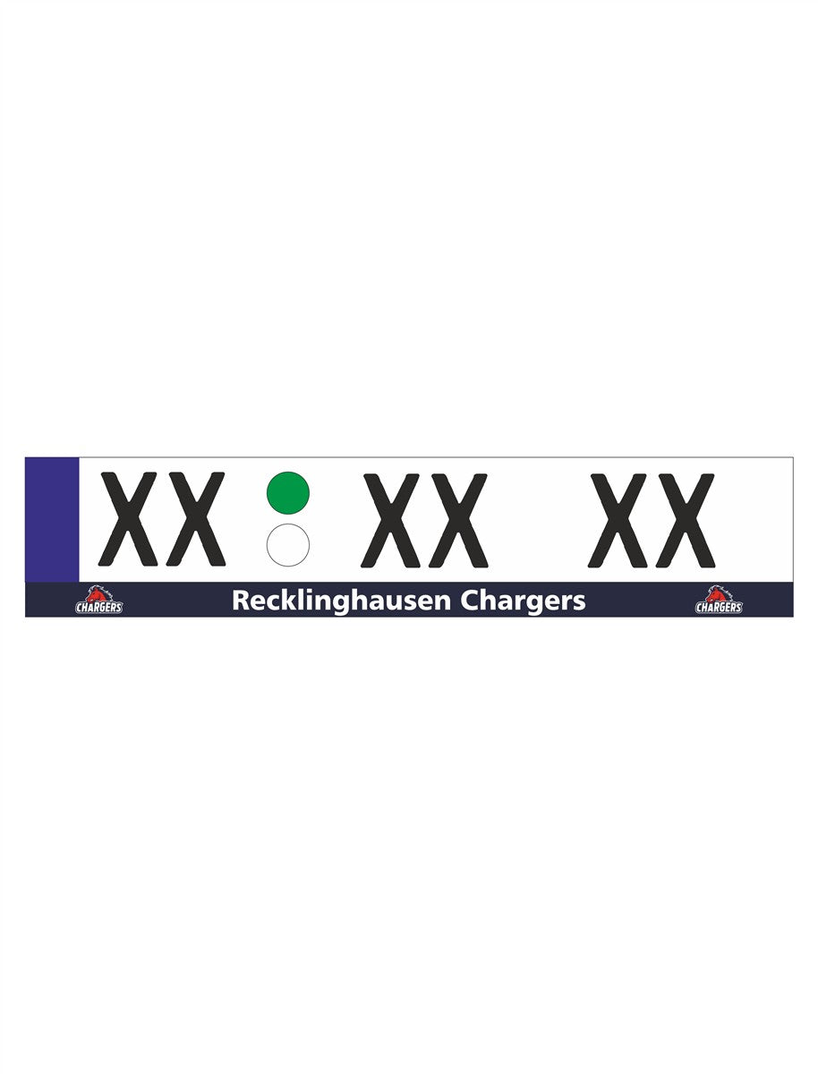 Recklinghausen Chargers Kennzeichenhalterung 2 Stück