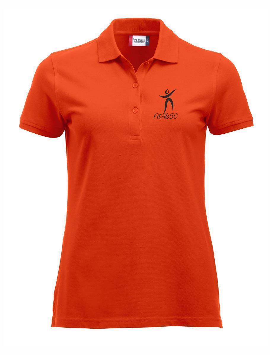Fitab50 Poloshirt Damen inkl. Logodruck