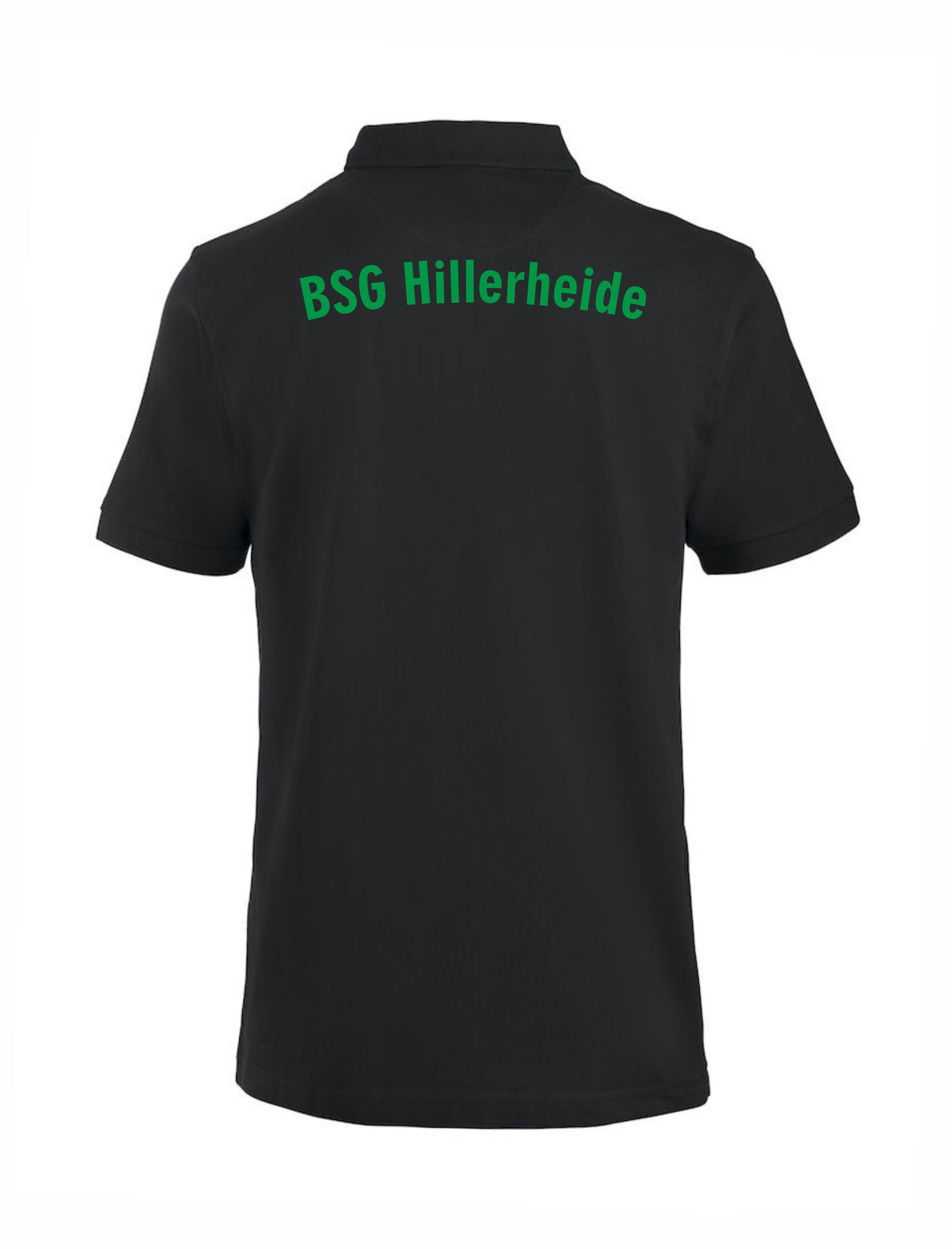 BSG Hillerheide Superior Poloshirt Herren schwarz mit Logodruck