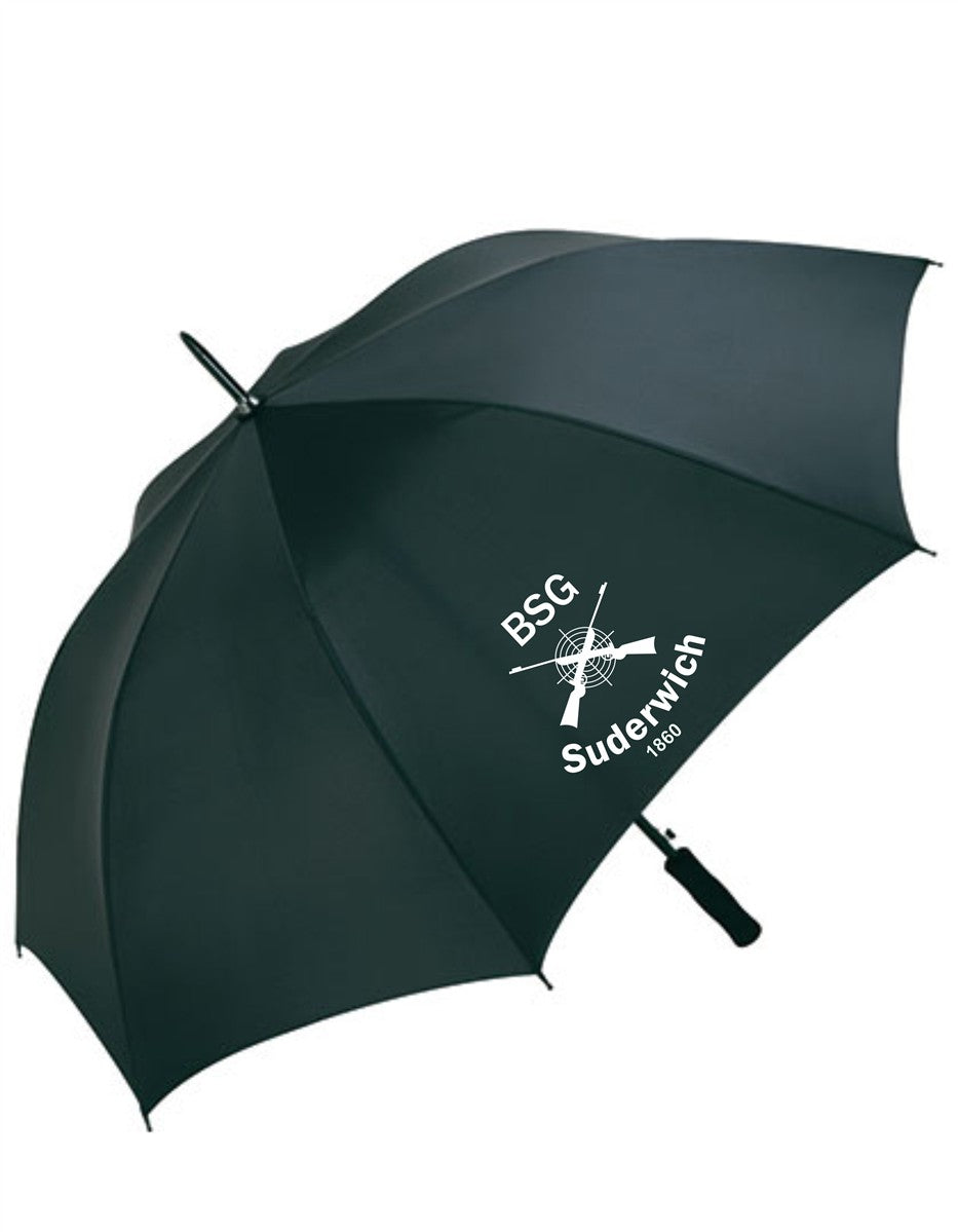 BSG Suderwich Regenschirm XL Automatik Ø 120 cm schwarz mit Logodruck
