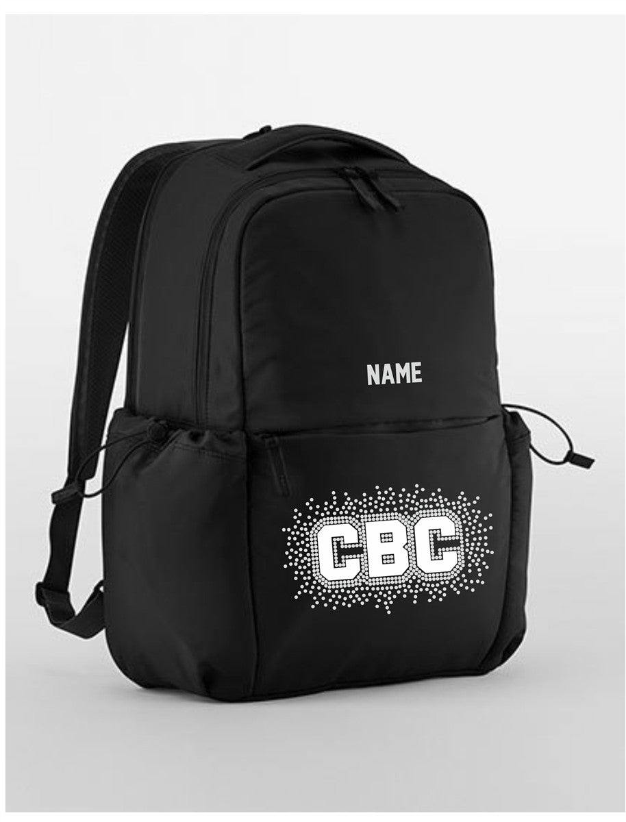 CBC Rucksack schwarz 20-29 Liter inkl. Logodruck + Name