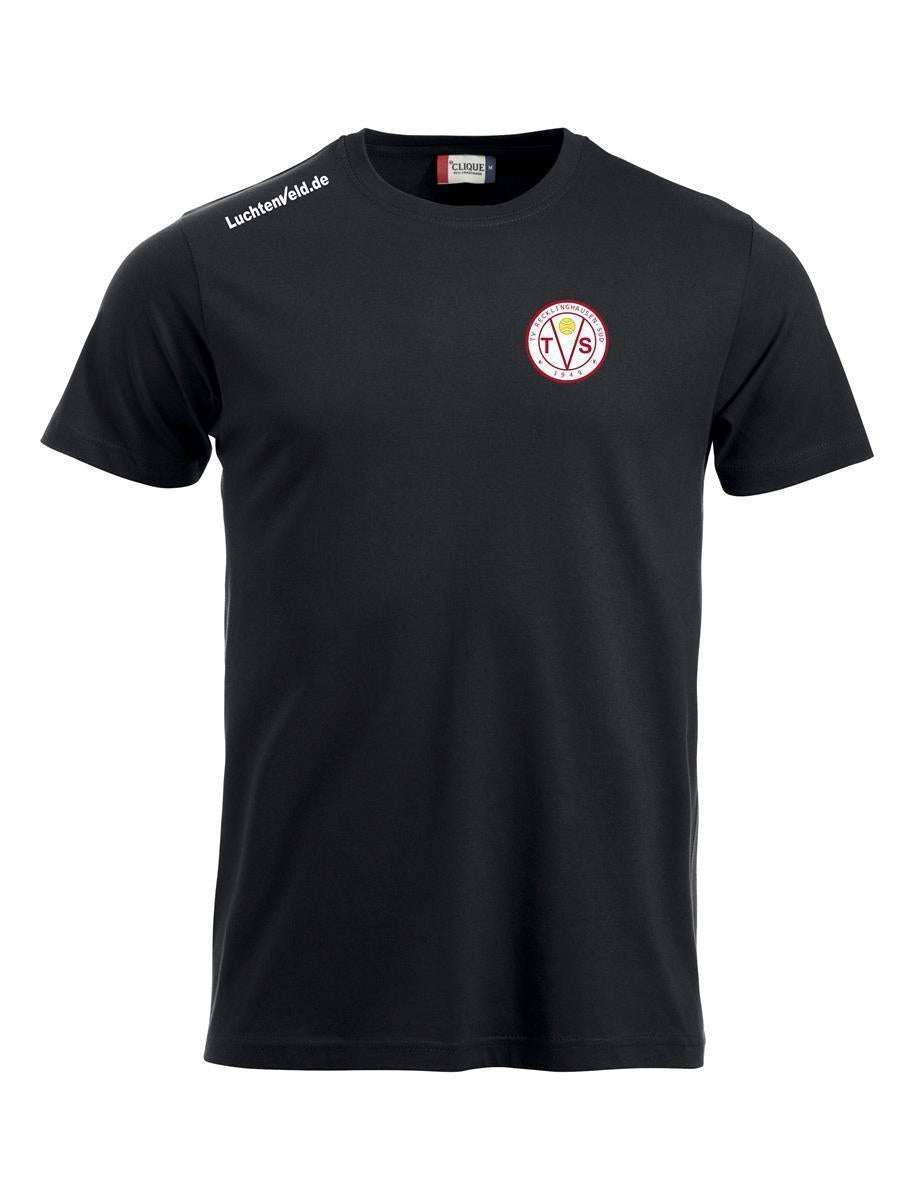 TVS T-Shirt Unisex mit Logostickerei