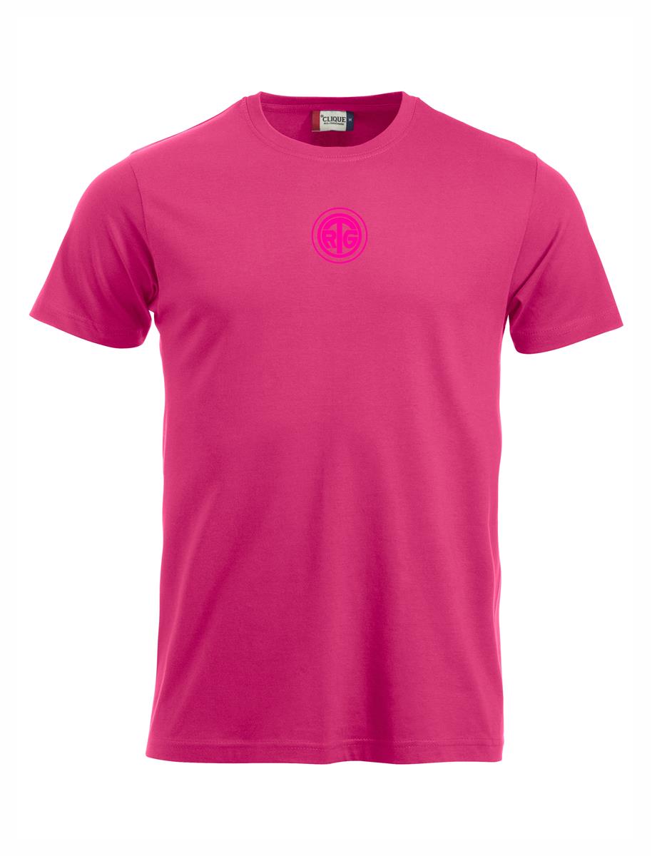 RTG TENNISPLATZ Design T-Shirt Unisex pink mit Druck