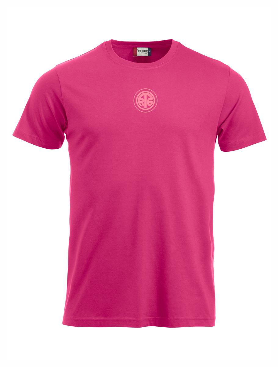 RTG TENNISPLATZ Design T-Shirt Unisex pink mit Druck