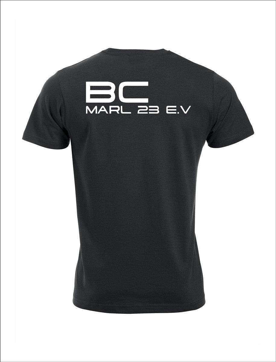 BC Marl T-Shirt Unisex mit Logodruck Design 1