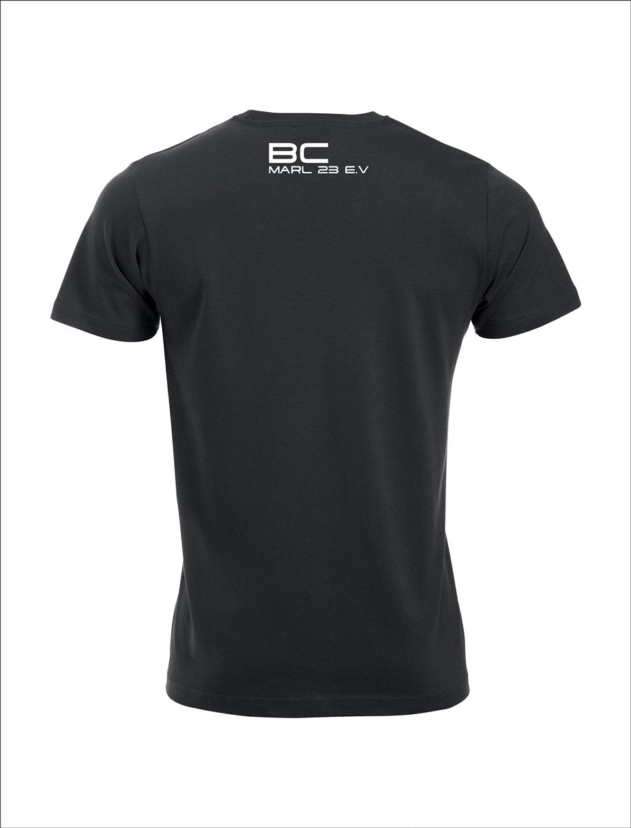 BC Marl T-Shirt Unisex mit Logodruck Design 2