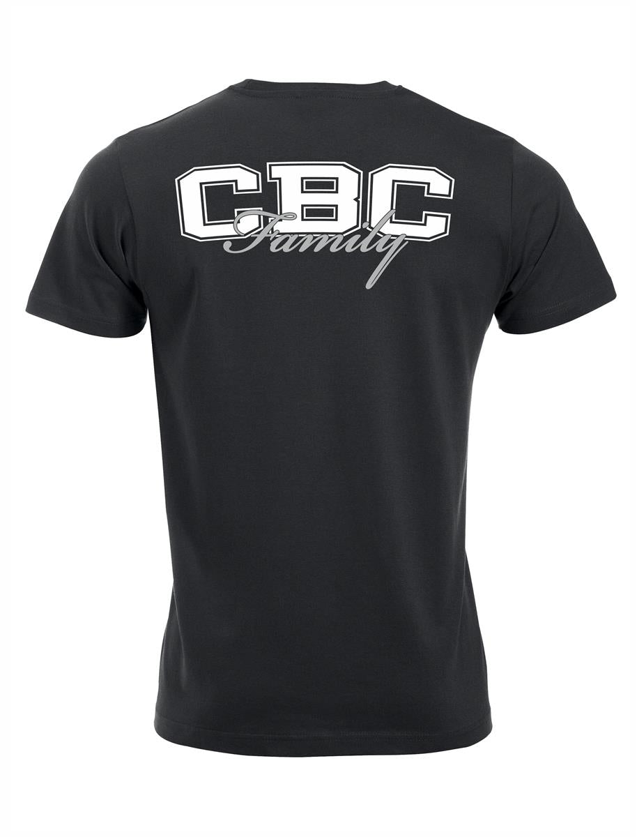 CBC T-Shirt Unisex Schwarz inkl. Logodruck