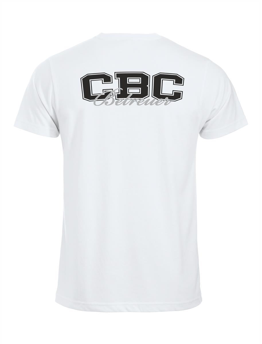 CBC T-Shirt Unisex Weiß inkl. Logodruck