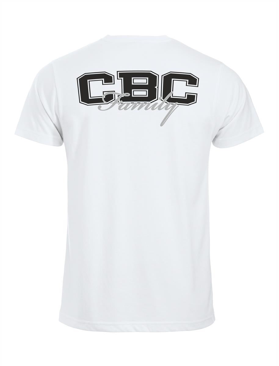 CBC T-Shirt Unisex Weiß inkl. Logodruck