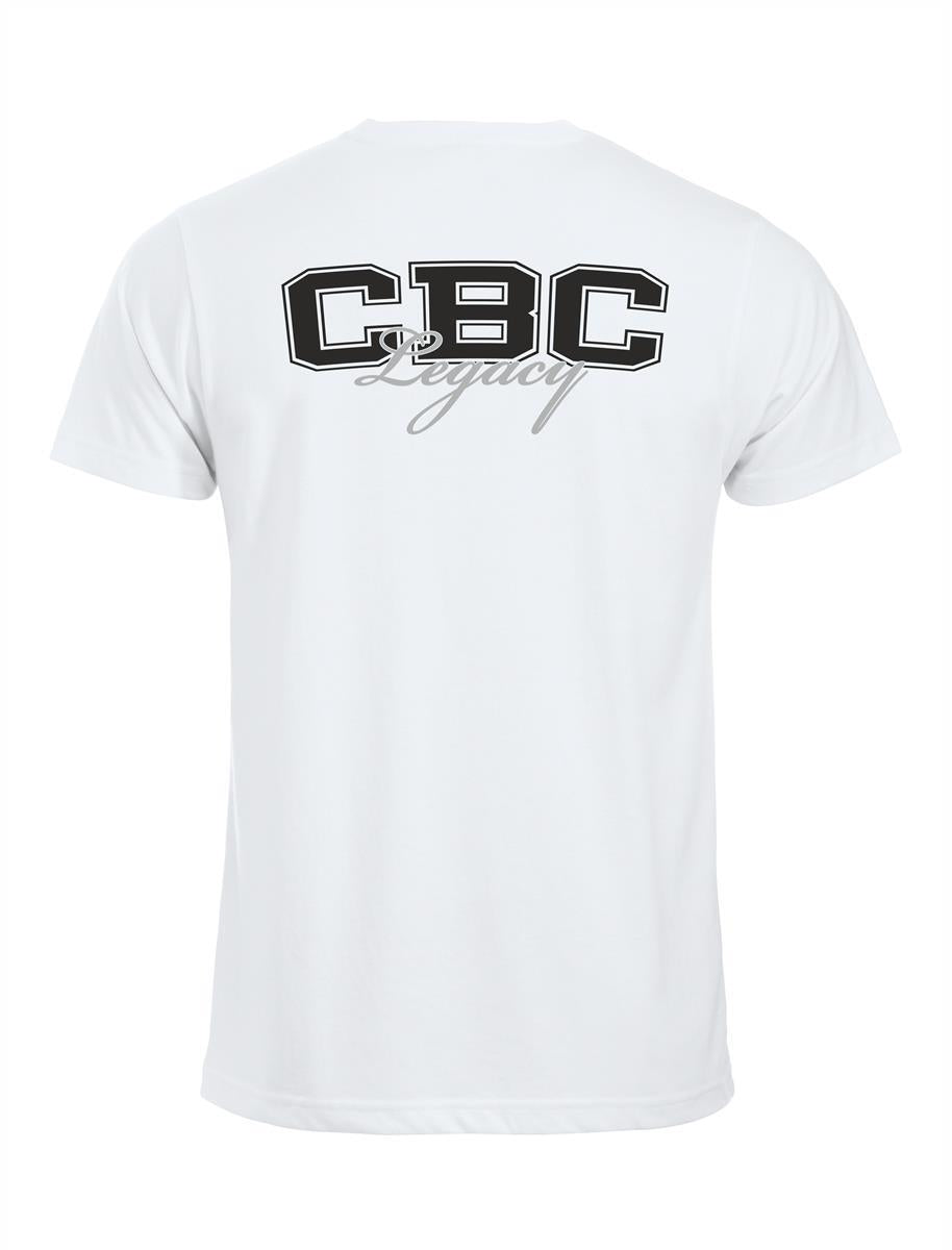 CBC T-Shirt Unisex Weiß inkl. Logodruck