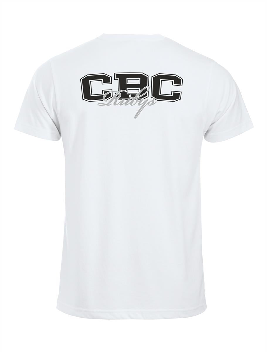 CBC T-Shirt Unisex Weiß inkl. Logodruck