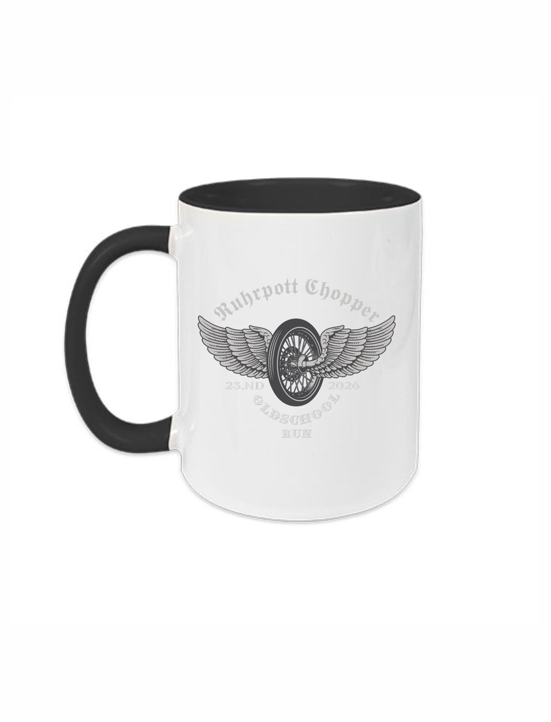 Ruhrpott Chopper Tasse schwarz/weiß