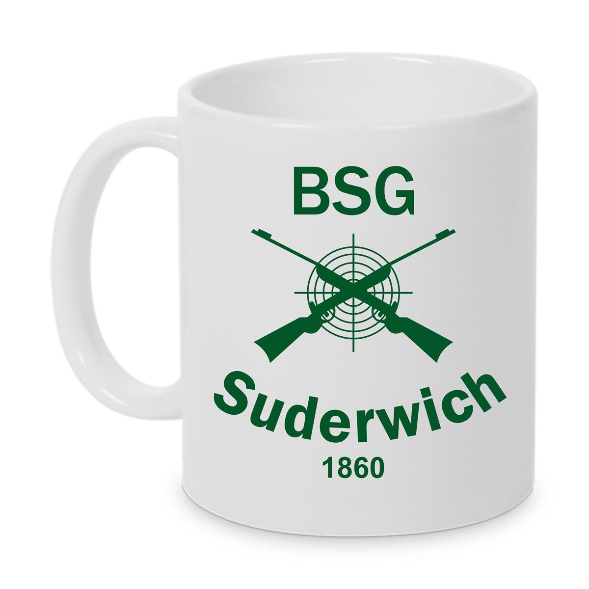 BSG Suderwich Keramiktasse Lena-S weiß 330 ml