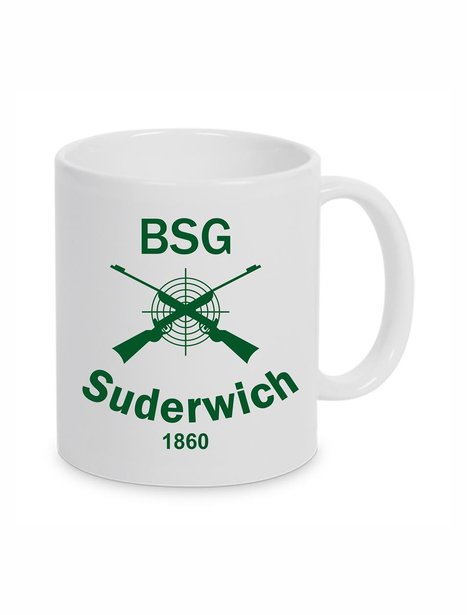 BSG Suderwich Keramiktasse Lena-S weiß 330 ml