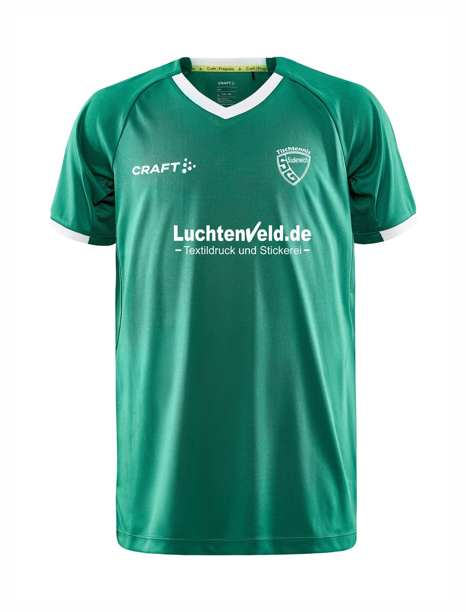 SG Suderwich Tischtennis Craft Trikot Junior Team Green mit Druck