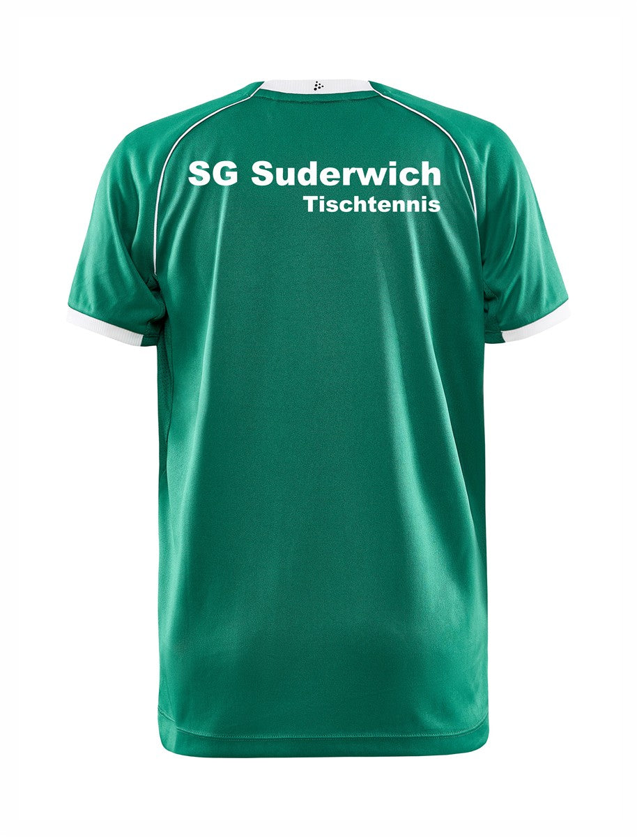 SG Suderwich Tischtennis Craft Trikot Junior Team Green mit Druck