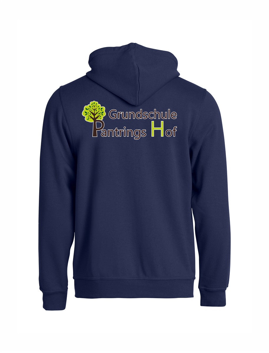 Grundschule Pantrings Hof Kapuzenjacke Unisex darknavy mit Druck