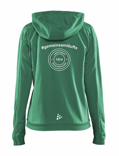 Lauftreff Recklinghausen Craft Mid-Layer-Kapuzenjacke Woman mit Logodruck