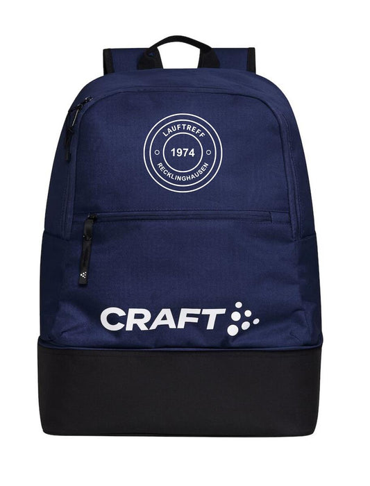 Lauftreff Recklinghausen Craft Rucksack navy mit Schuhfach inkl. Druck