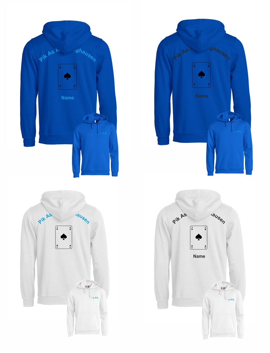 MIT NAME! Pik As Recklinghausen Hoodie inkl. Stick