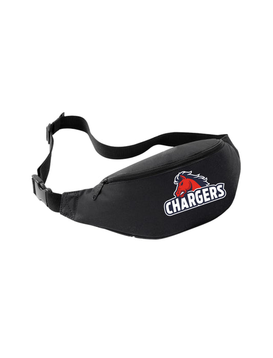Recklinghausen Chargers Bauchtasche mit Logodruck 2,5 Liter