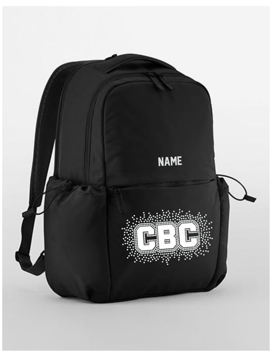 CBC Rucksack schwarz 20-29 Liter inkl. Logodruck + Name