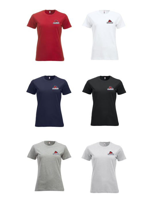 Recklinghausen Chargers T-Shirt kleiner Logodruck Damen