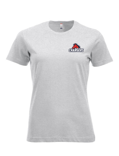 Recklinghausen Chargers T-Shirt kleiner Logodruck Damen